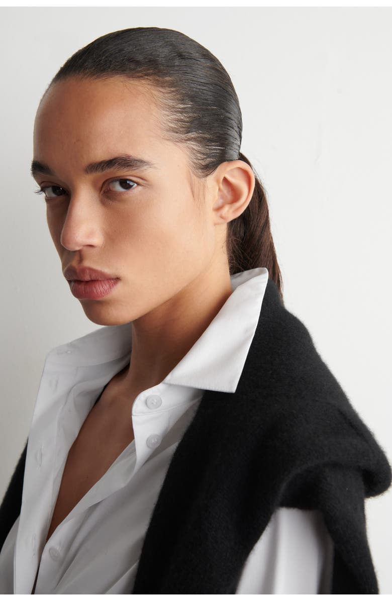 COS Classic Cotton Shirt, Alternate, color, White