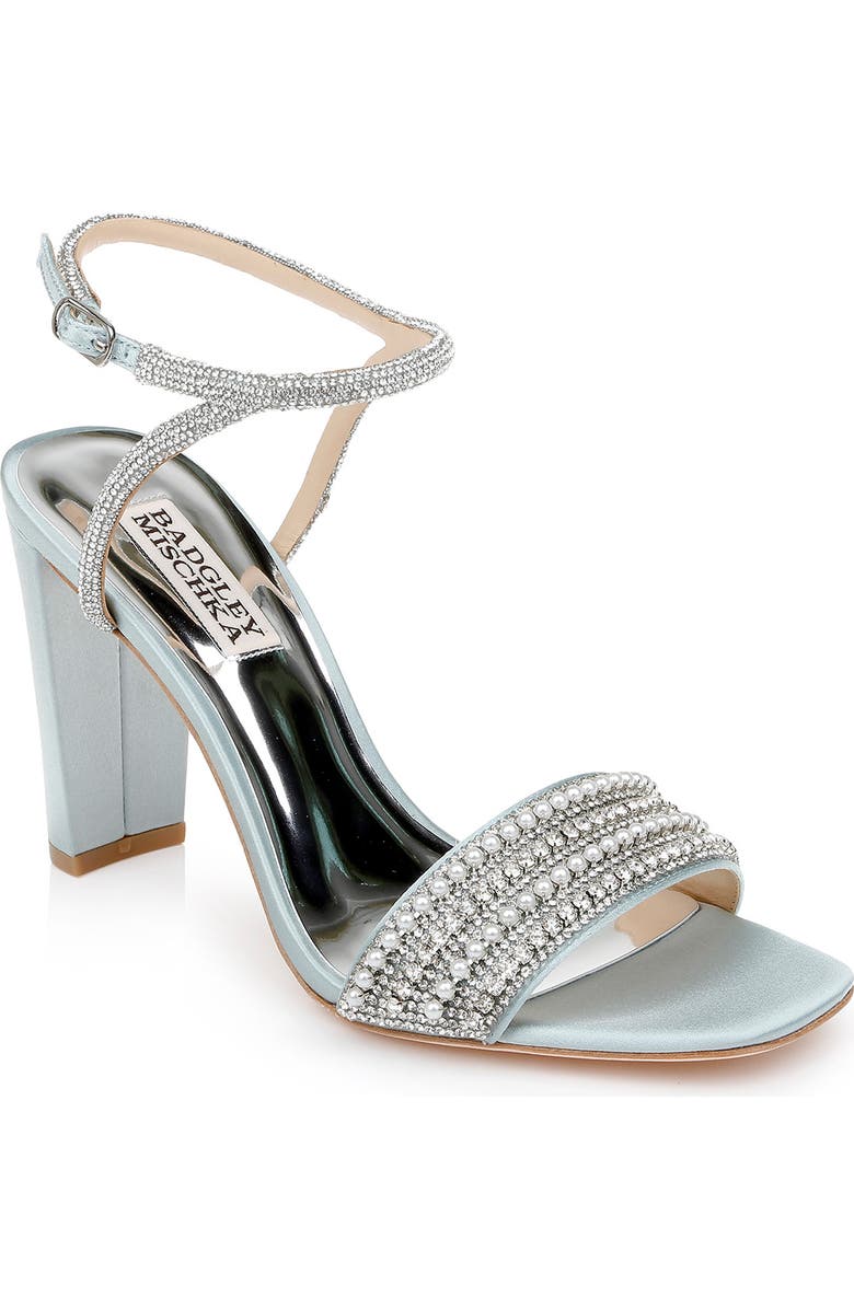 BADGLEY MISCHKA Collection Kari Ankle Strap Sandal, Main, color, Mist St