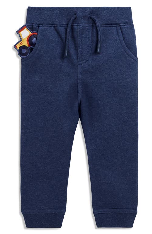 Jojo Maman Bébé Jojo Maman Bebe Kid's Tractor Half Zip Cotton Sweatshirt & Joggers Set In Brown