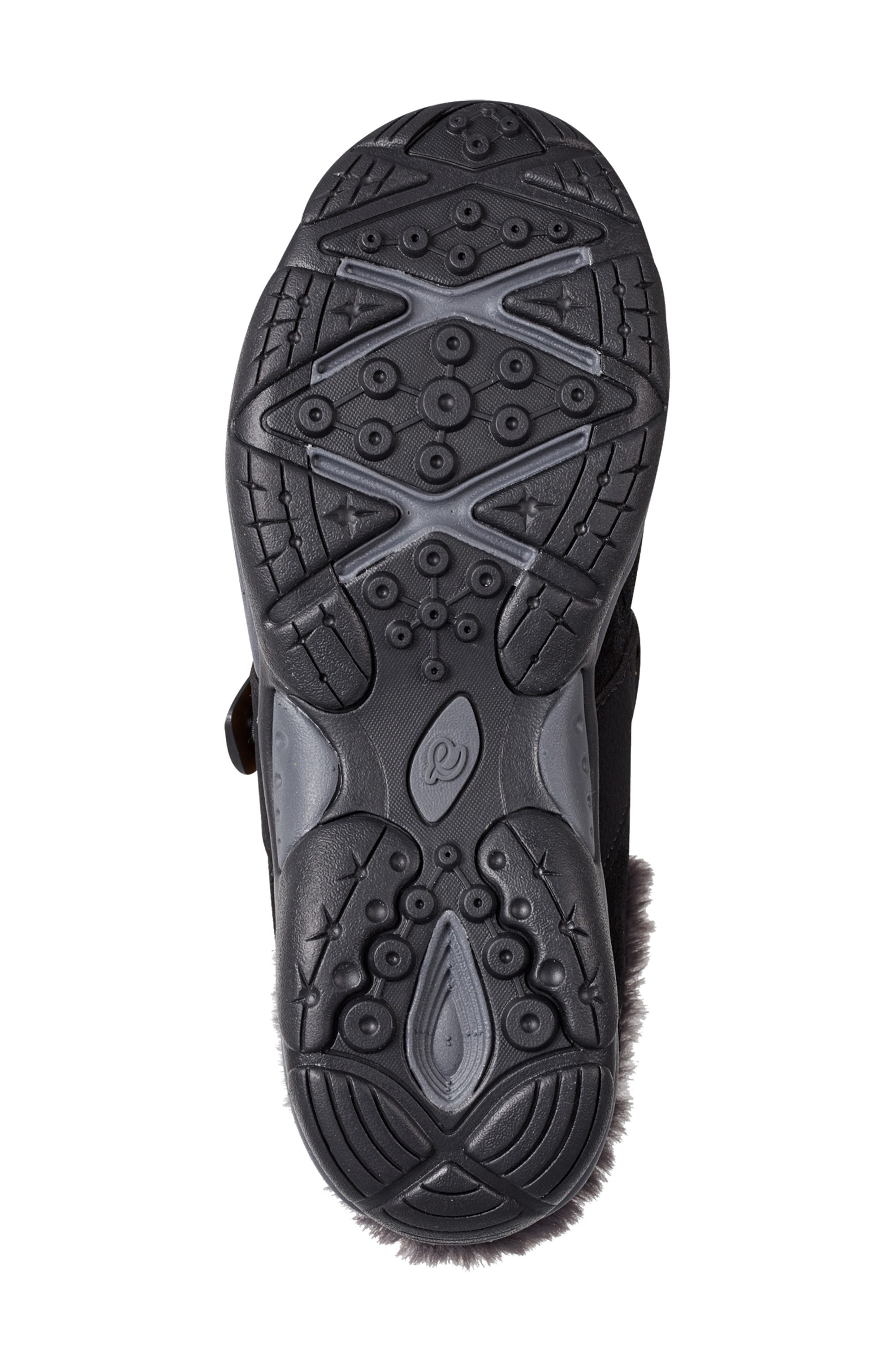 Easy Spirit Elinn Faux Shearling Mule, Alternate, color, Black