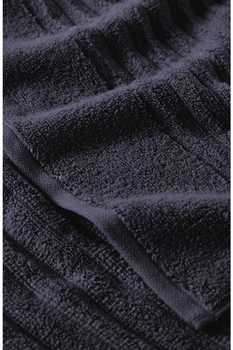 Combed Cotton 4-Pack Bath Towels, Alternate, color, NAVY BLUE