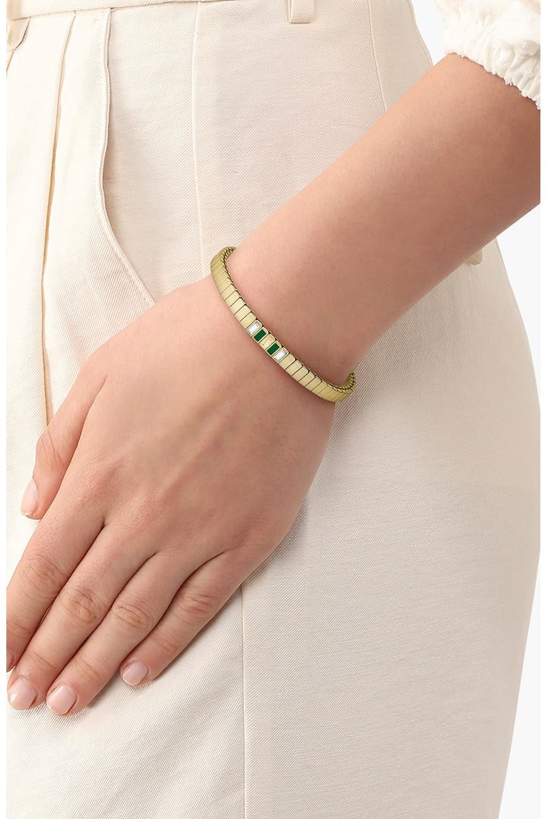 Courtline Stretch Bracelet, Alternate, color, GOLD