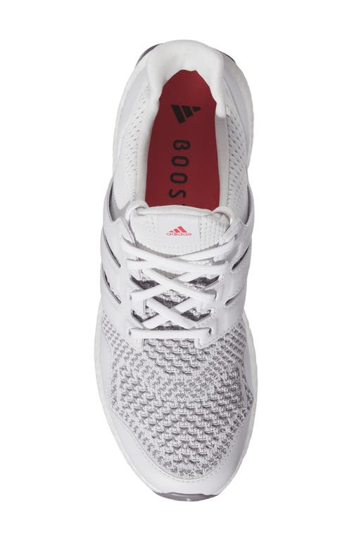 Adidas Golf Ultraboost Spikeless Golf Shoe In Grey/white/preloved Scarlet