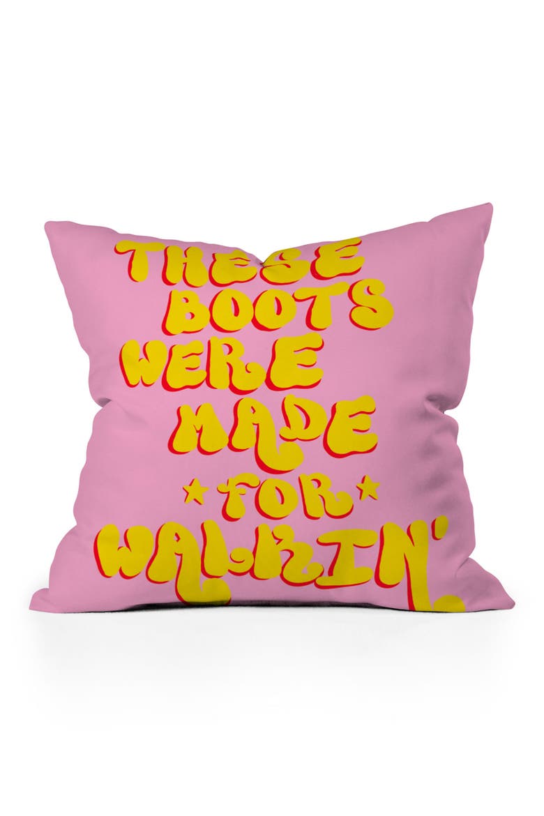 Nancy Throw Pillow, Main, color, PINK