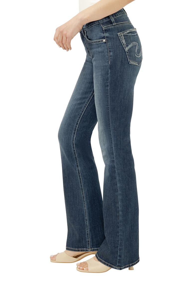 Suki Curvy Mid Rise Bootcut Jeans, Alternate, color, SUNDOWN