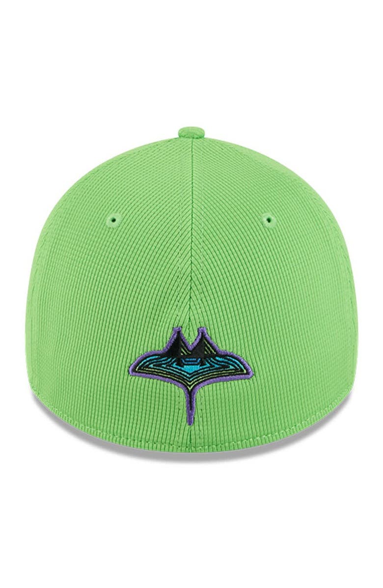 New Era Men's New Era Neon Green Tampa Bay Rays City Connect Batting Practice 39THIRTY Flex Hat, Alternate, color, Neon Green