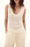 DELUC Mallorca Metallic Sheer Knit Tank