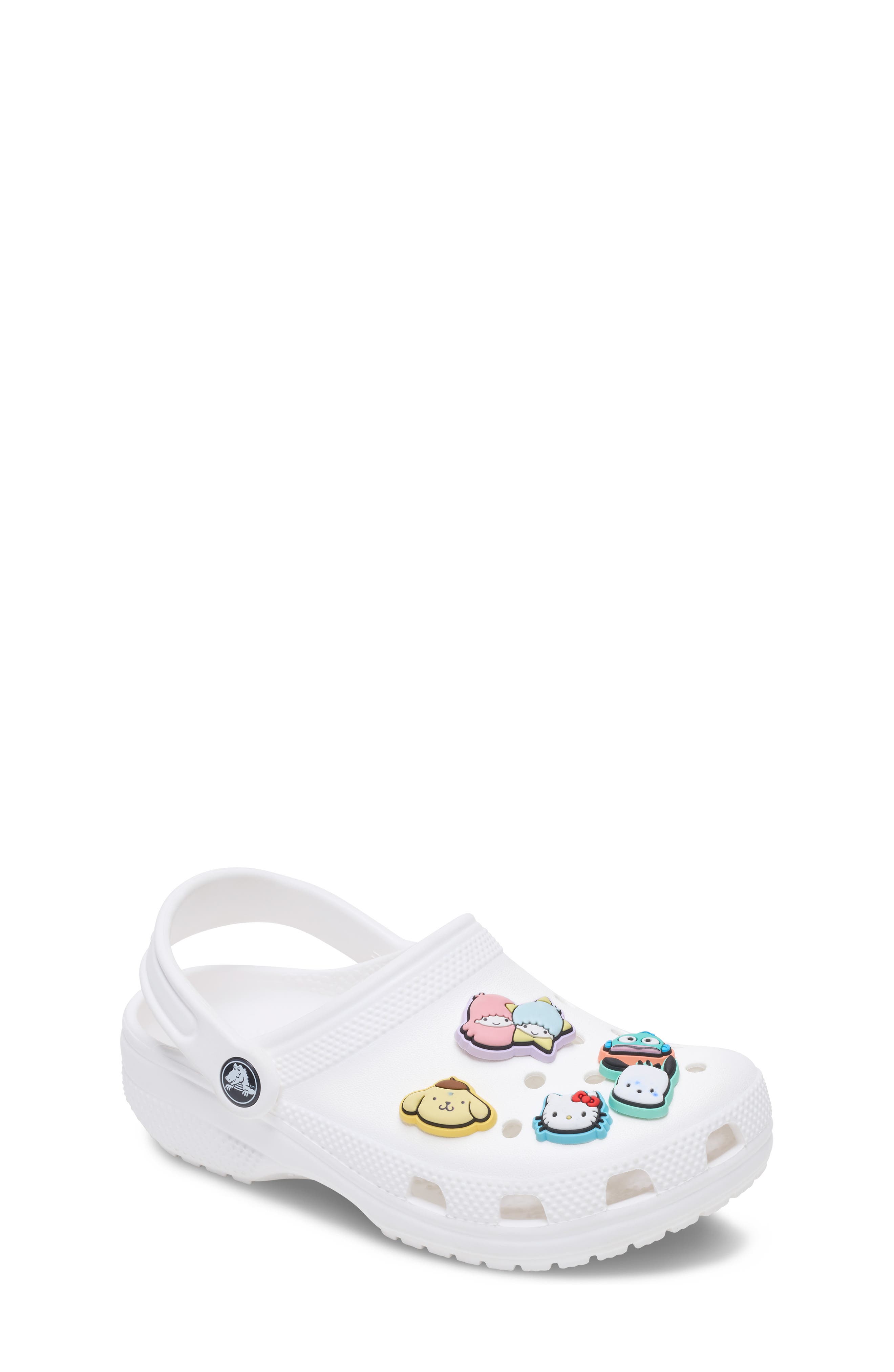 Sanrio Hello Kitty® & Friends 5-Pack Assorted Jibbitz™ Shoe Charms, Alternate, color, WHITE