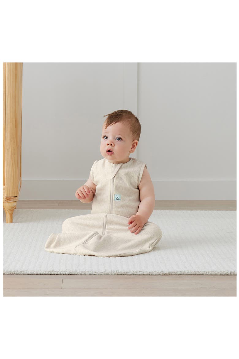 0.2 Tog Organic Cotton Wearable Blanket, Alternate, color, OATMEAL MARLE
