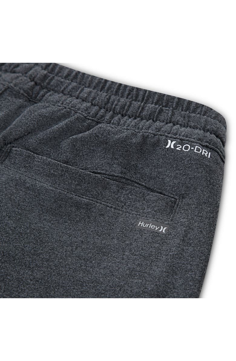 Hurley Kids' H2O-Dri Sunset Knit Shorts, Alternate, color, Black Heather