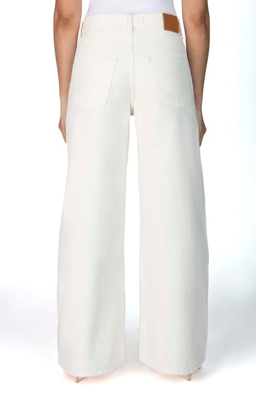 Nelle Atelier The Laura Petite Wide Leg Jean In Pearl