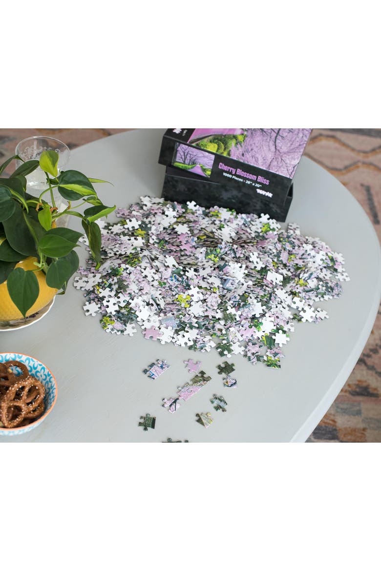 Cherry Blossom Bliss Tokyo Japan Puzzle | 1000 Piece Jigsaw Puzzle, Alternate, color, Multi-Color