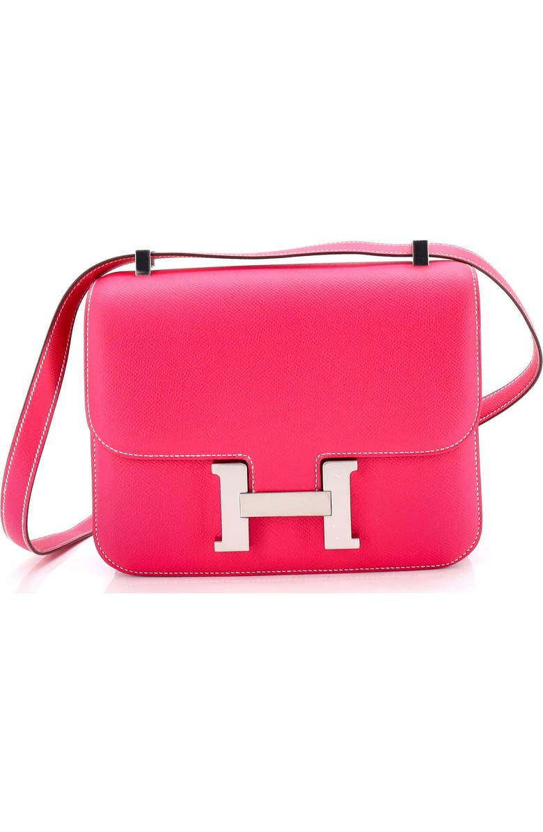Pre-Owned Hermes Constance Bag Epsom 24, Main, color, Rose Tyrien