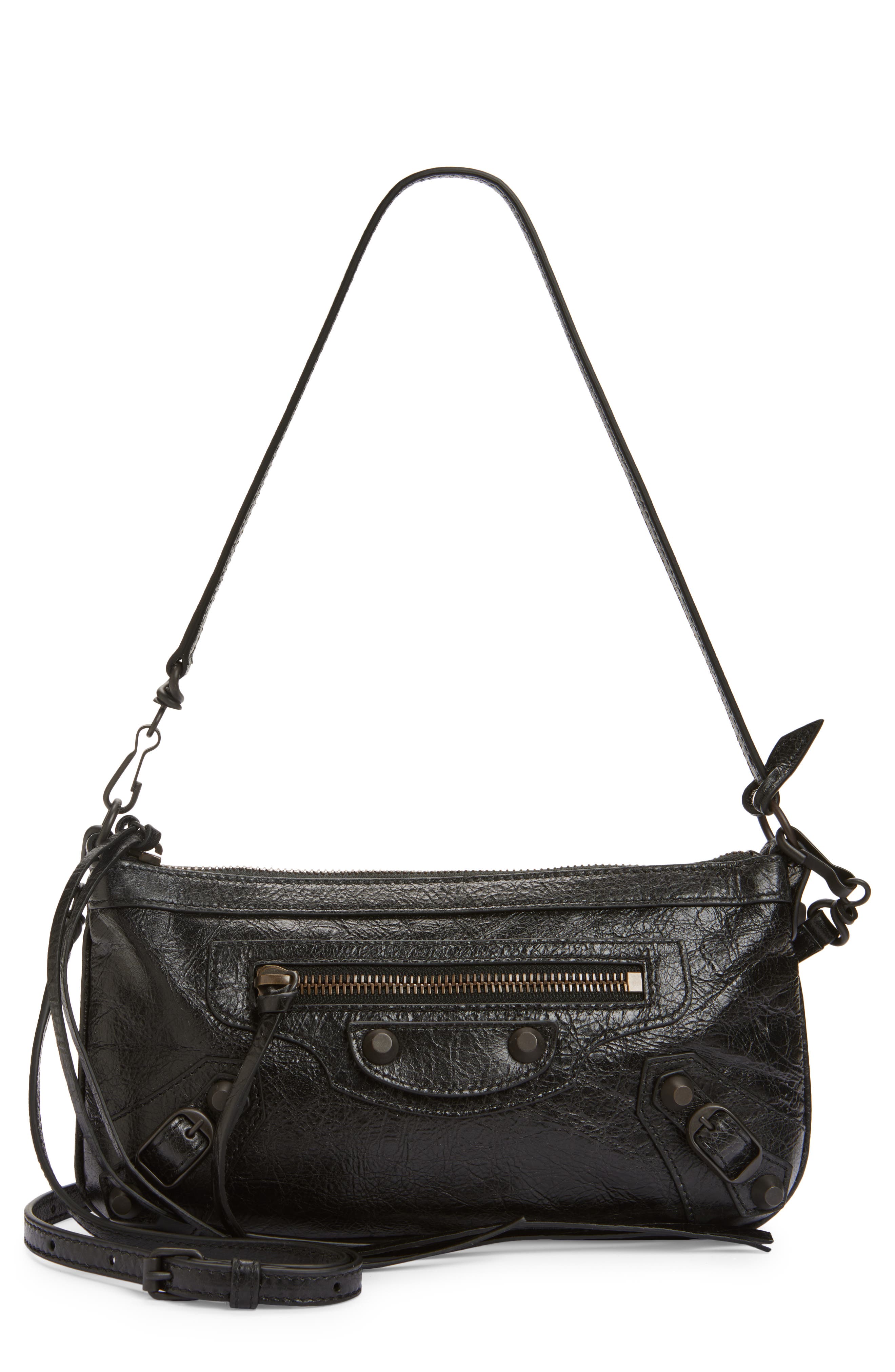 Balenciaga Le City Leather Pouch on a Strap | Nordstrom