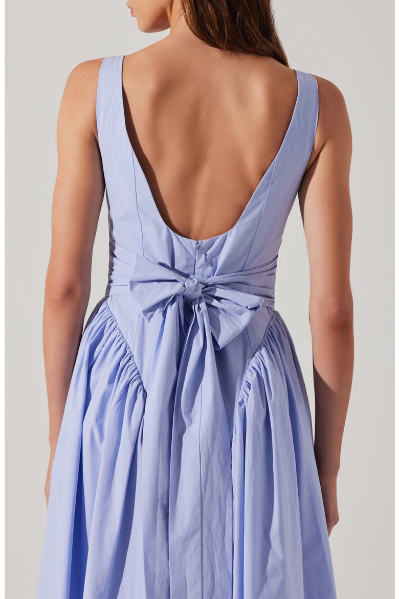 Vinya Cotton Dress, Alternate, color, PERIWINKLE BLUE