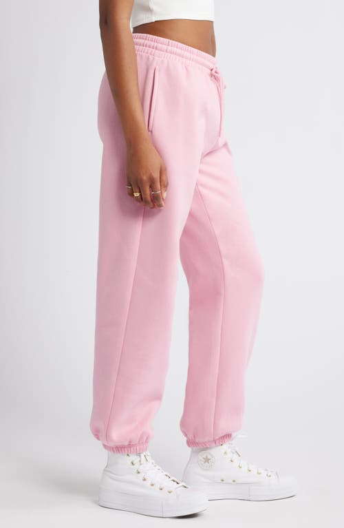 Bp. Oversize Fleece Joggers In Pink