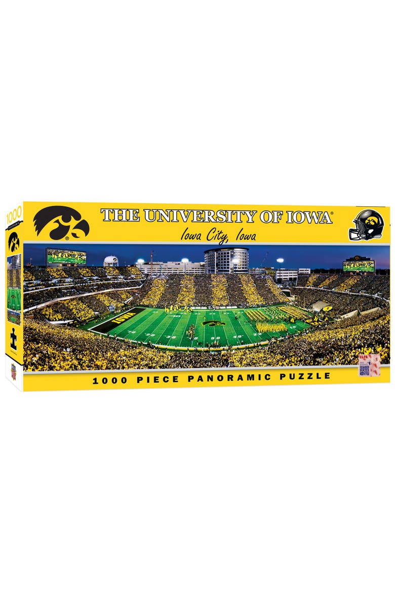 Iowa Hawkeyes 1000pc Panoramic Puzzle, Main, color, Multicolor