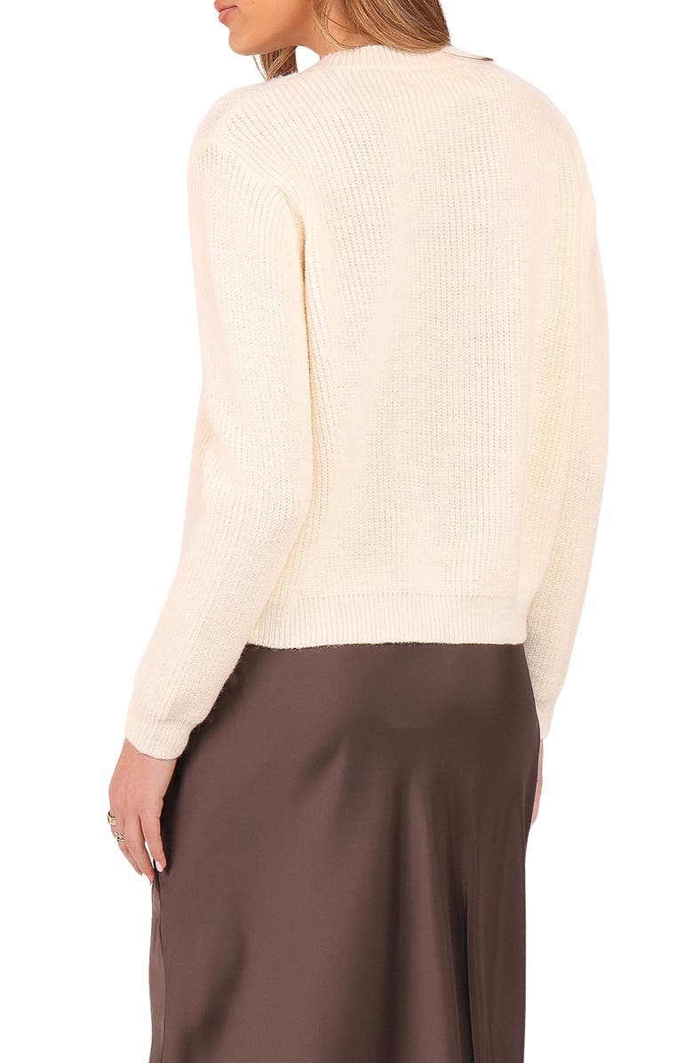 Petal & Pup Jones Rosette Cardigan, Alternate, color, Cream