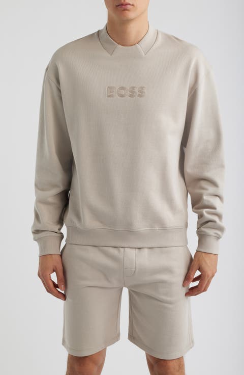 Cotton French Terry Crewneck Sweatshirt