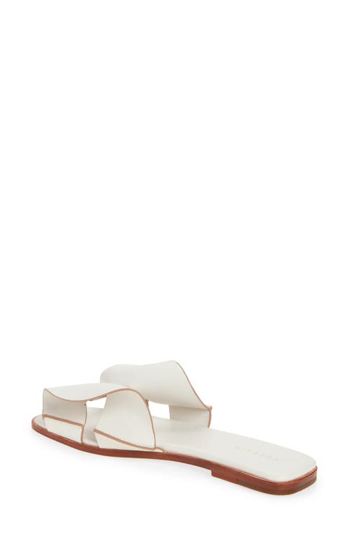 Cecelia New York Wendy Slide Sandal In Alabaster