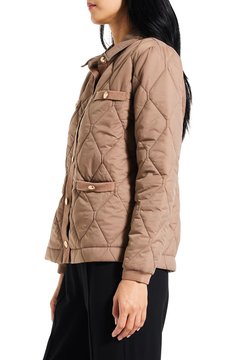 NIC+ZOE Onion Quilted Mixed Media Puffer Jacket, Alternate, color, 