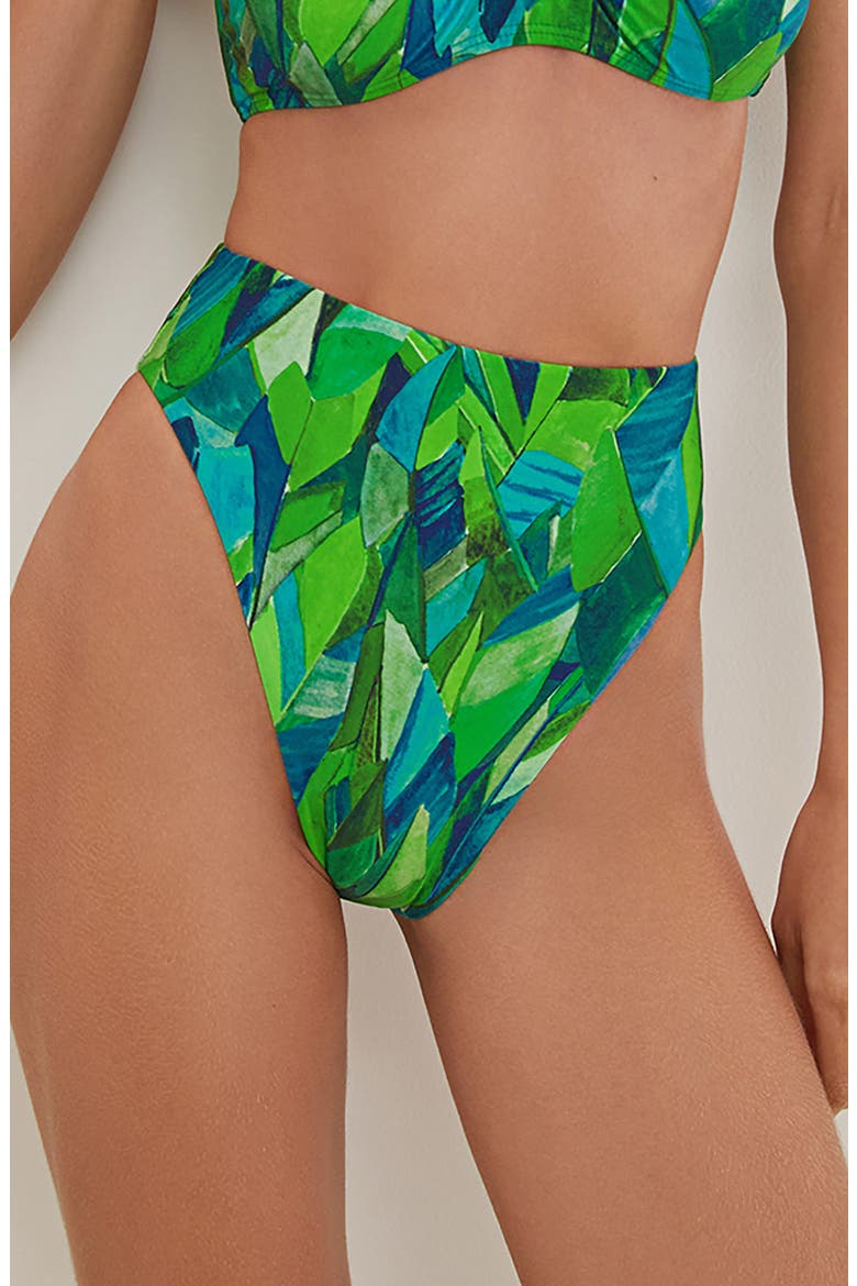 Tropics Gigi High Waist Bikini Bottoms, Main, color, MULTI
