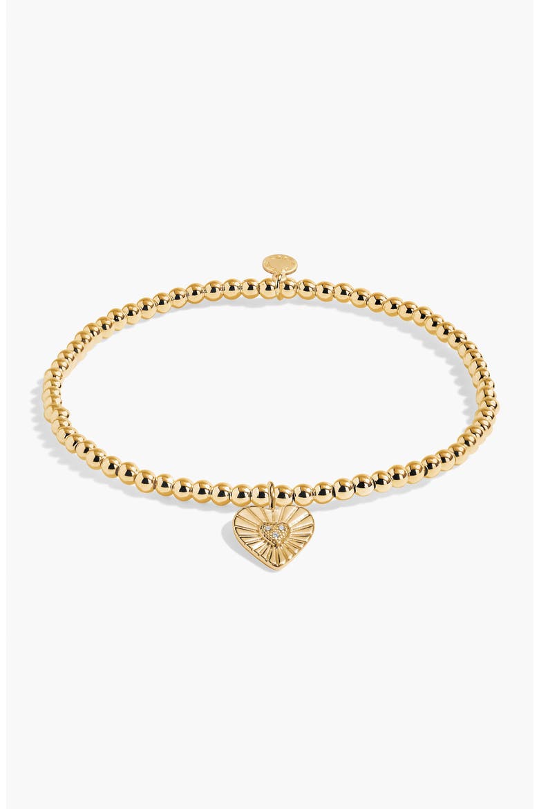 A Little 'Positivity' Bracelet In Gold-Tone Plating, Alternate, color, Metallic Gold
