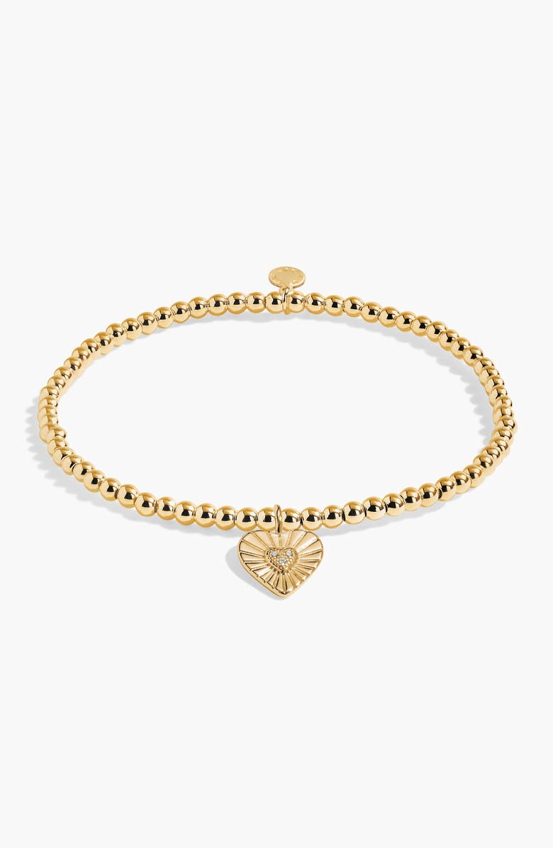 A Littles & Co A Little 'Positivity' Bracelet In Gold-Tone Plating, Main, color, Metallic Gold