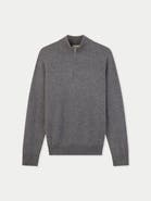 Gobi Cashmere Timeless Half-Zip Cashmere Sweater
