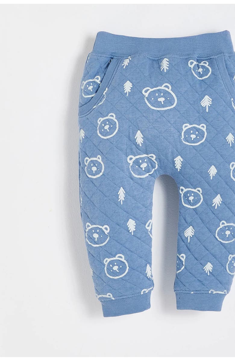 Babycottons Blue Pants for Infant, Alternate, color, Pastel-Blue