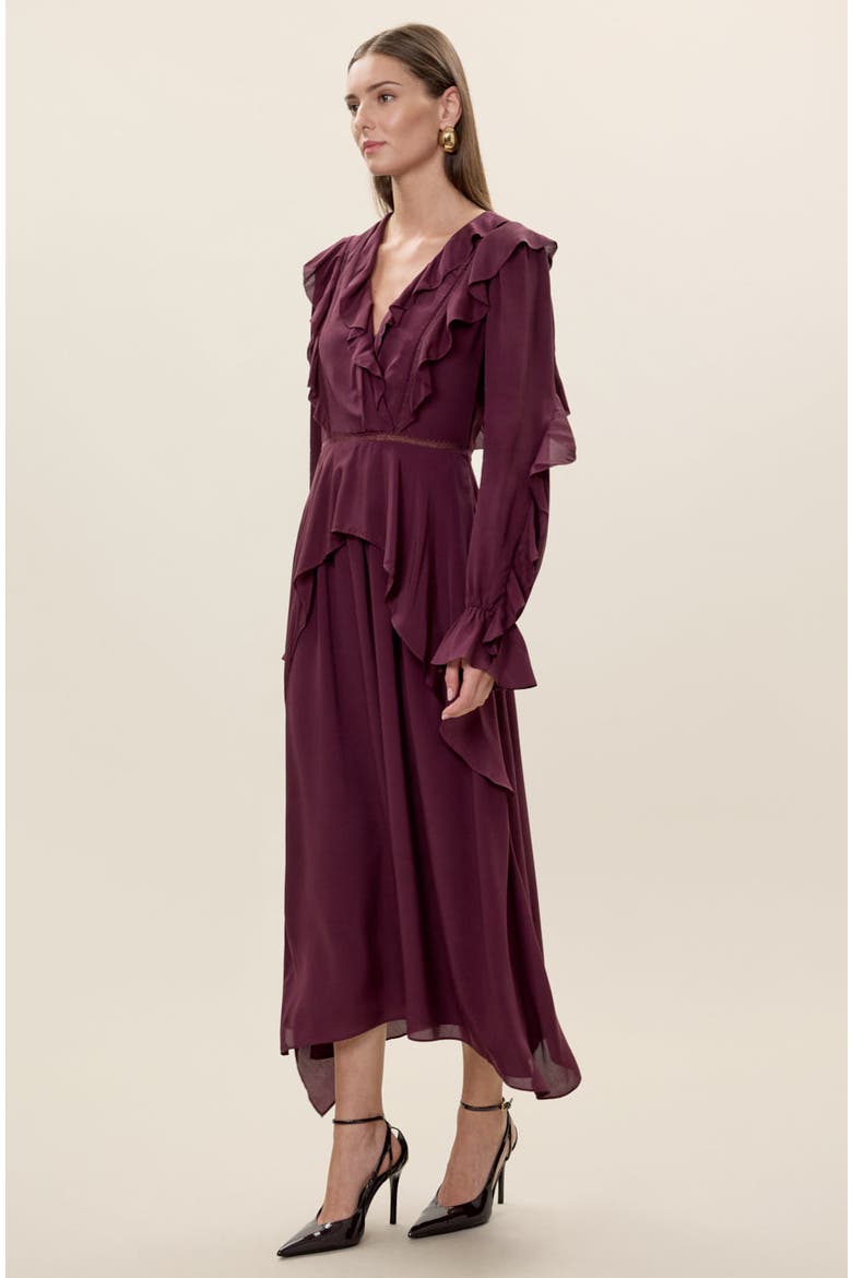 Lillith Dress, Alternate, color, Mulberry