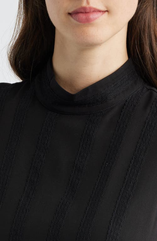 Wit & Wisdom Sleeveless Mock Neck Shell In Black