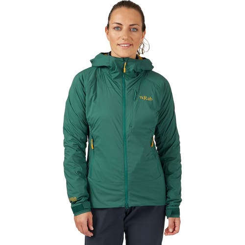Rab Vapour-rise Summit Jacket In Green