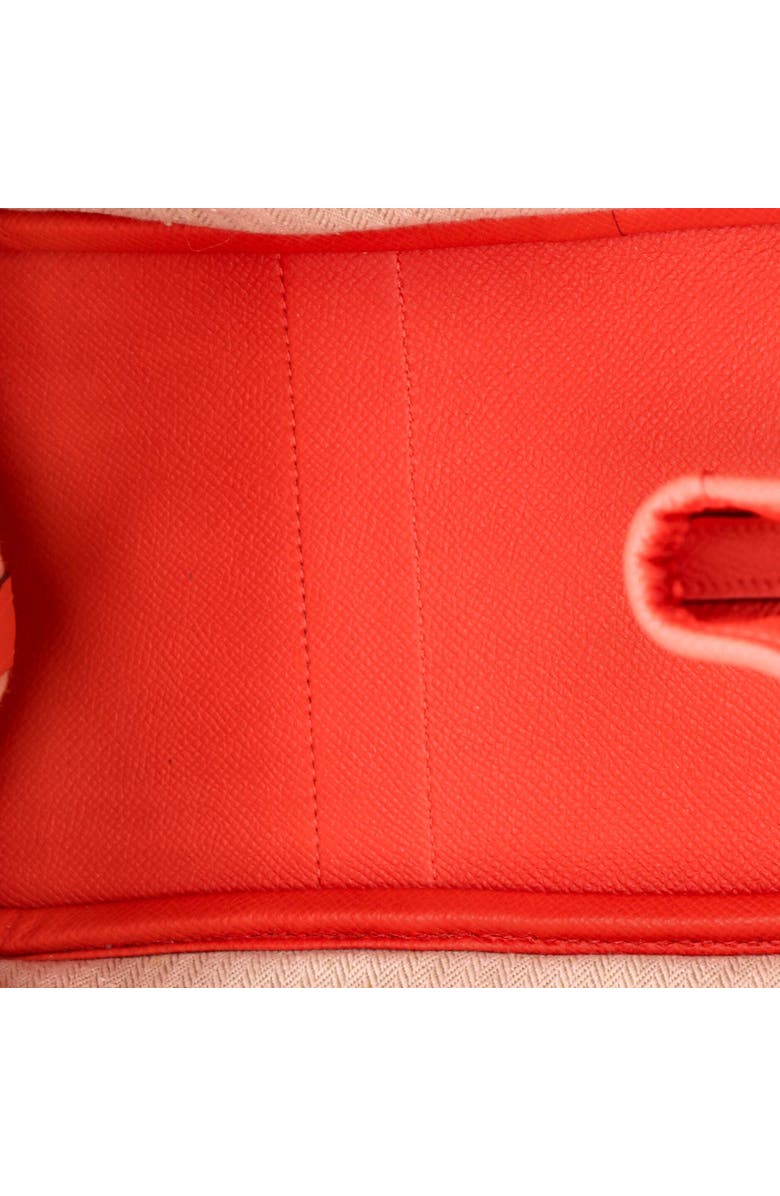 Pre-Owned Hermes Garden Party Tote Leather 30, Alternate, color, Rouge Pivoine