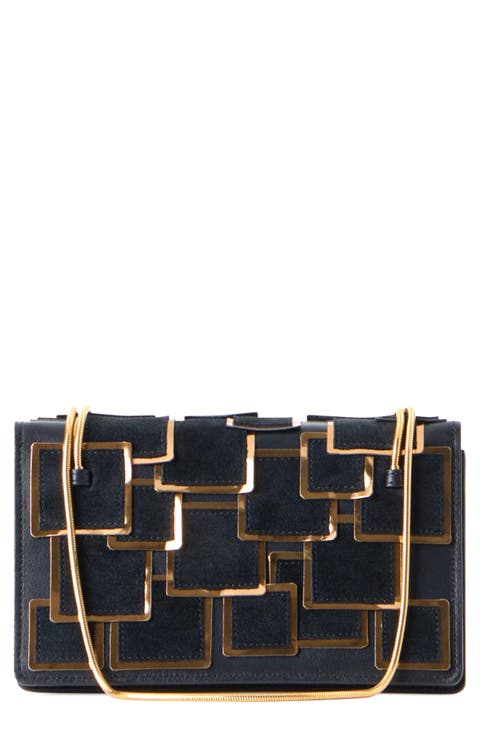 Alice Suede Patchwork Evening Bag