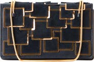 Akris Alice Suede Patchwork Evening Bag