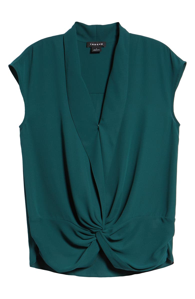 Trouvé Twist Front Knot Top, Alternate, color,