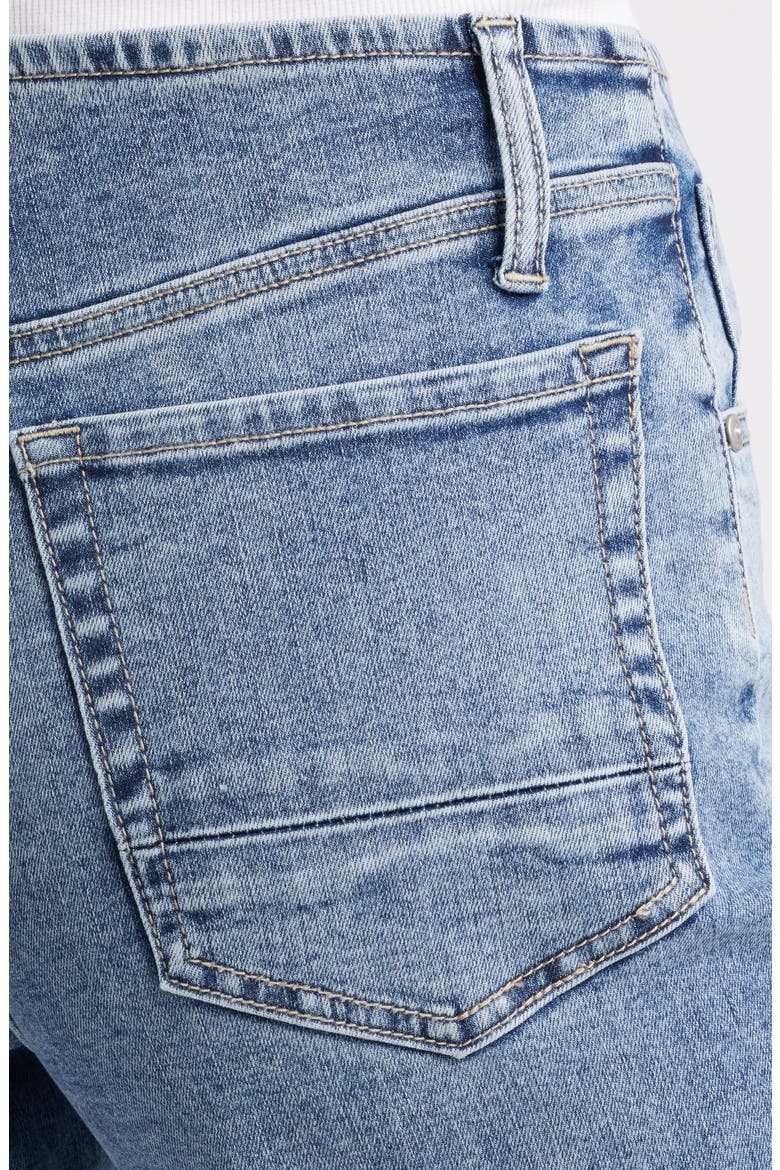 Bandless Straight Leg Jeans, Alternate, color, INDIGO