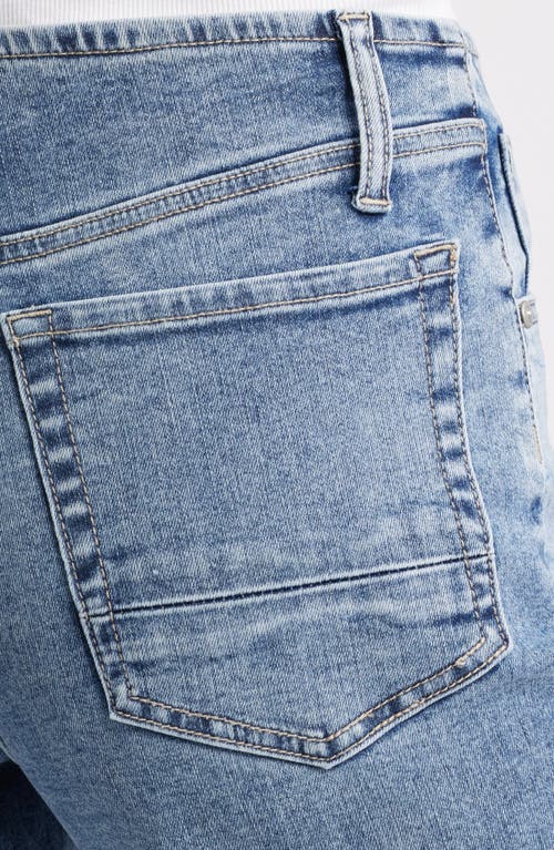 City Blues Bandless Straight Leg Jeans In Purple