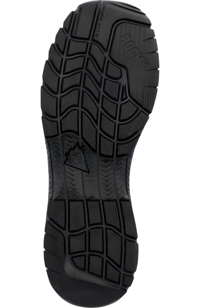 Rocky 6" Black Side Zip Public Service Boot, Alternate, color, Black