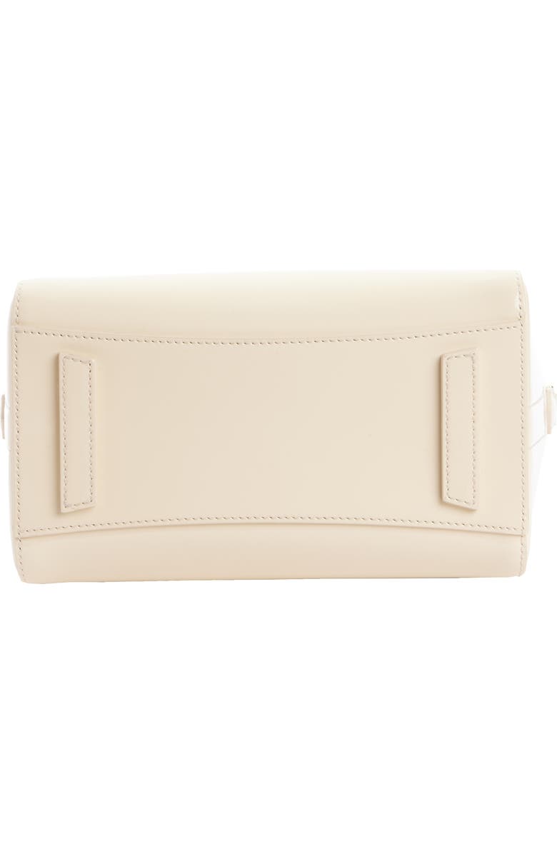 Givenchy Mini Antigona Patent Leather Satchel, Alternate, color, 156-Cream