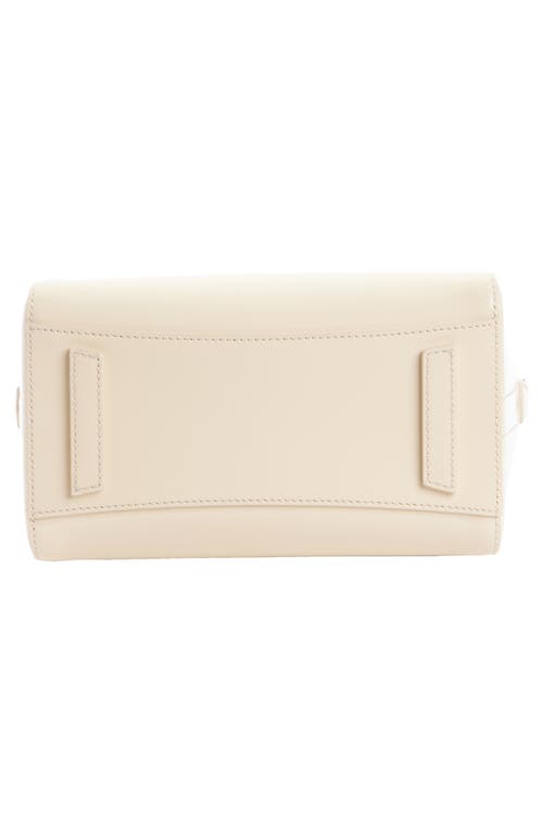 Givenchy Mini Antigona Patent Leather Satchel In 156-cream