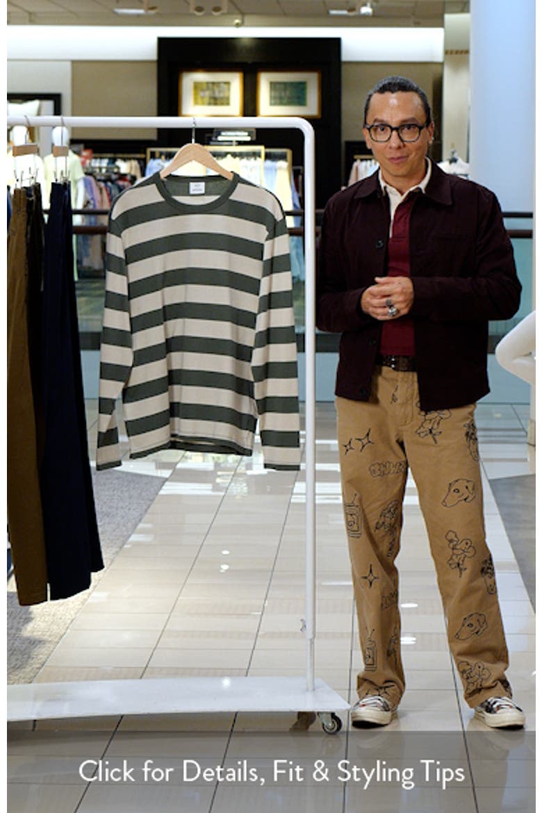 Stripe Long Sleeve Cotton T-Shirt video
