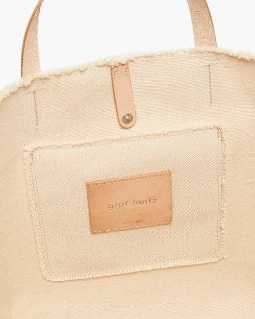 Graf & Lantz Graf Lantz Hana Canvas Boat Bag In Natural