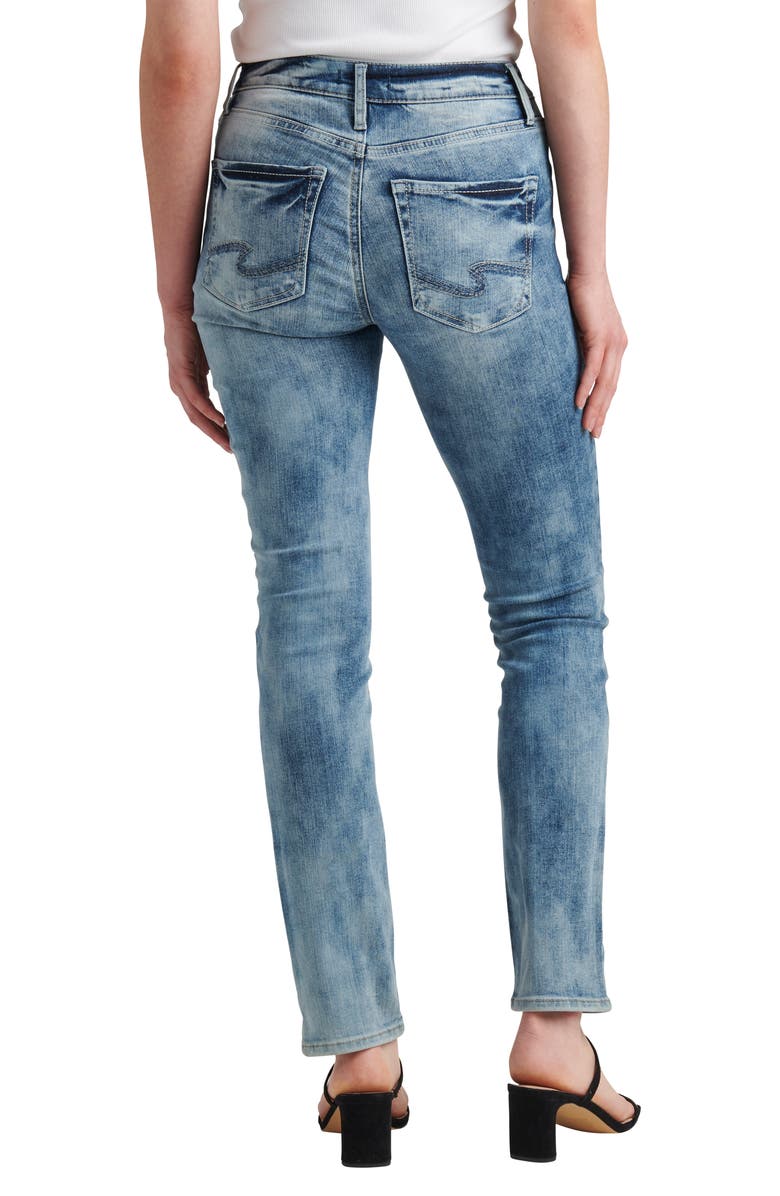 Silver Jeans Co. Avery High Waist Straight Leg Jeans, Alternate, color, 
