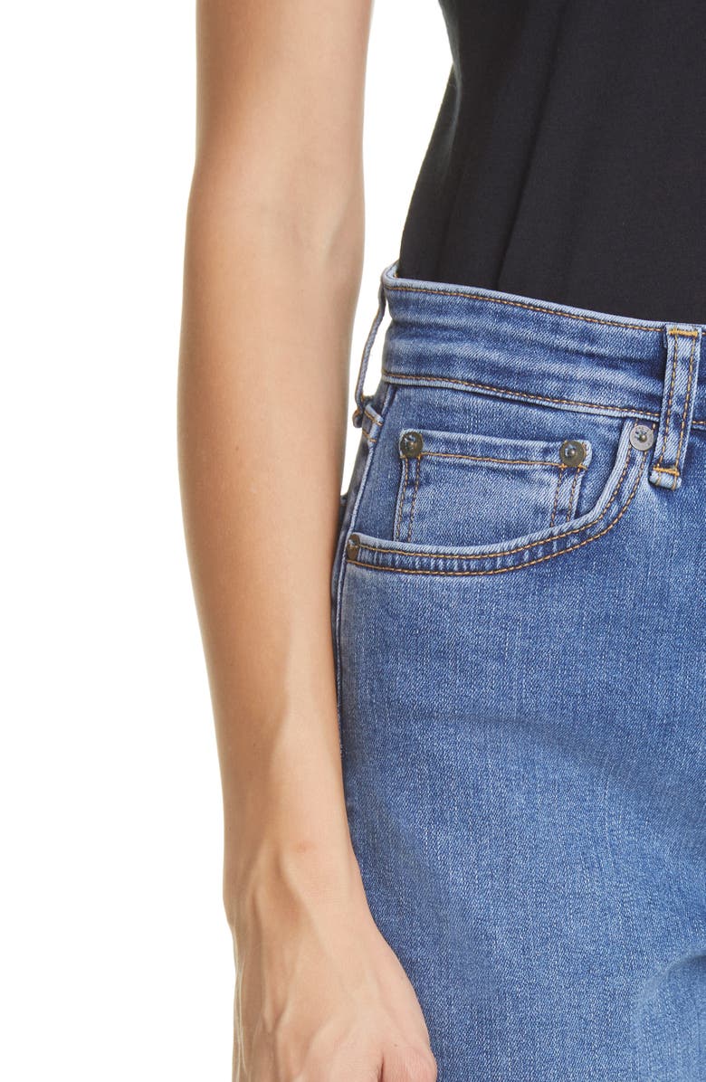 rag & bone Nina High Waist Ankle Cigarette Jeans, Alternate, color, 