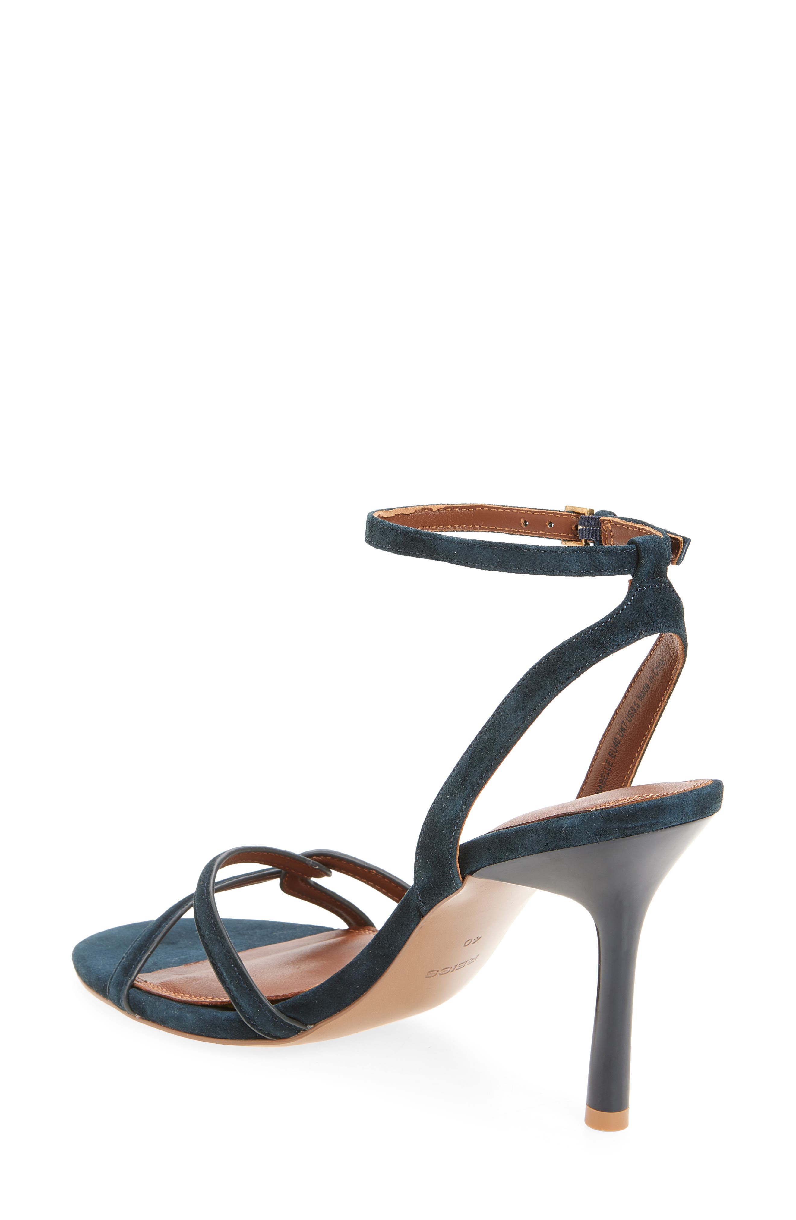 Annabelle Ankle Strap Sandal, Alternate, color, TEAL