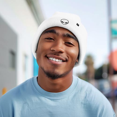 Dalix Alien Beanie In White