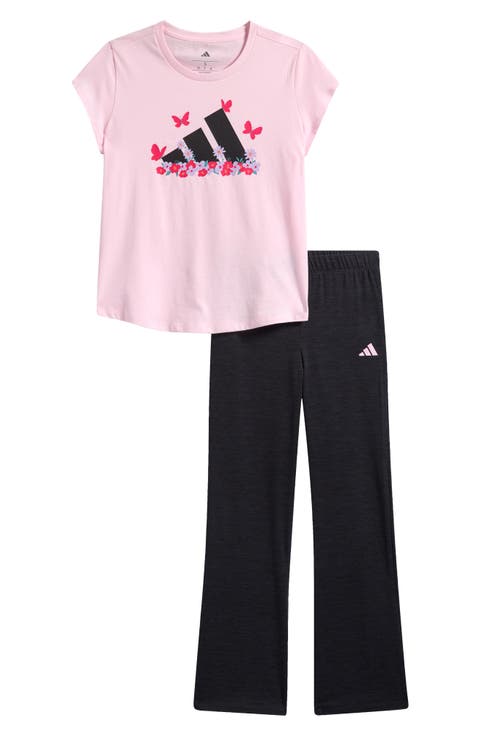 Kids' Graphic T-Shirt & Flare Pants Set (Big Kid)