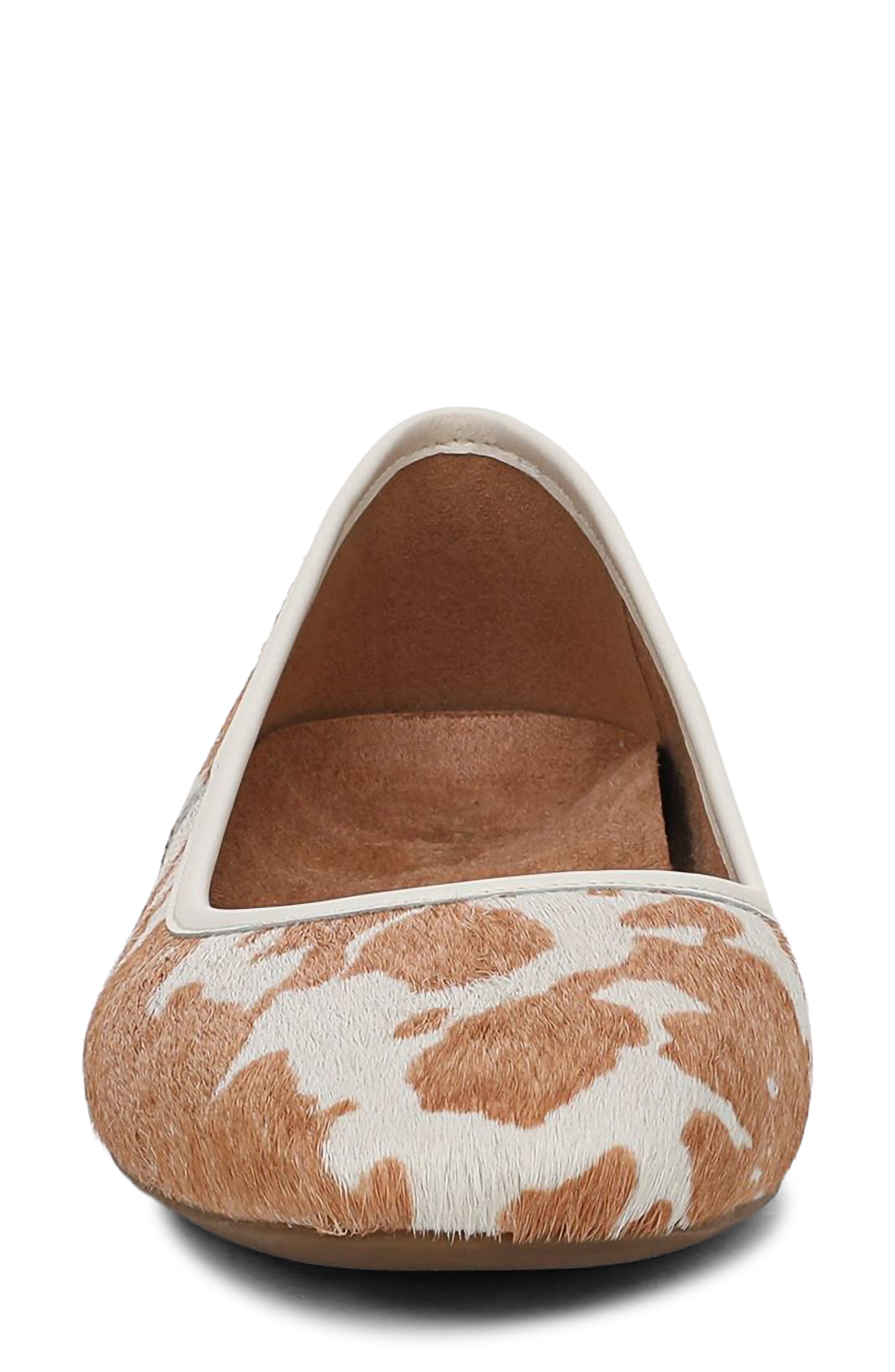 Orinda Square Toe Flat, Alternate, color, BROWN MULTI